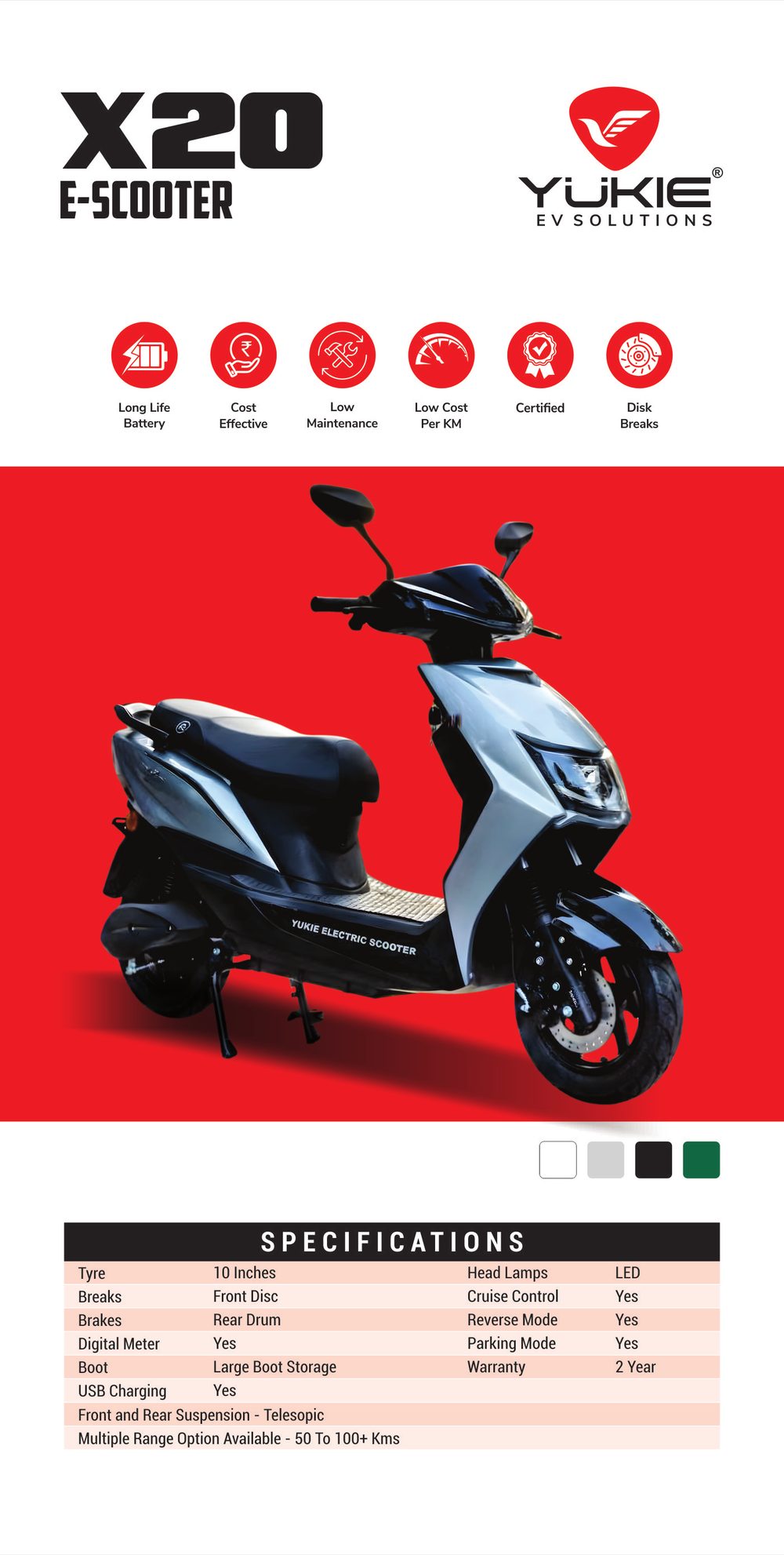 Scudo X20 e-scooter