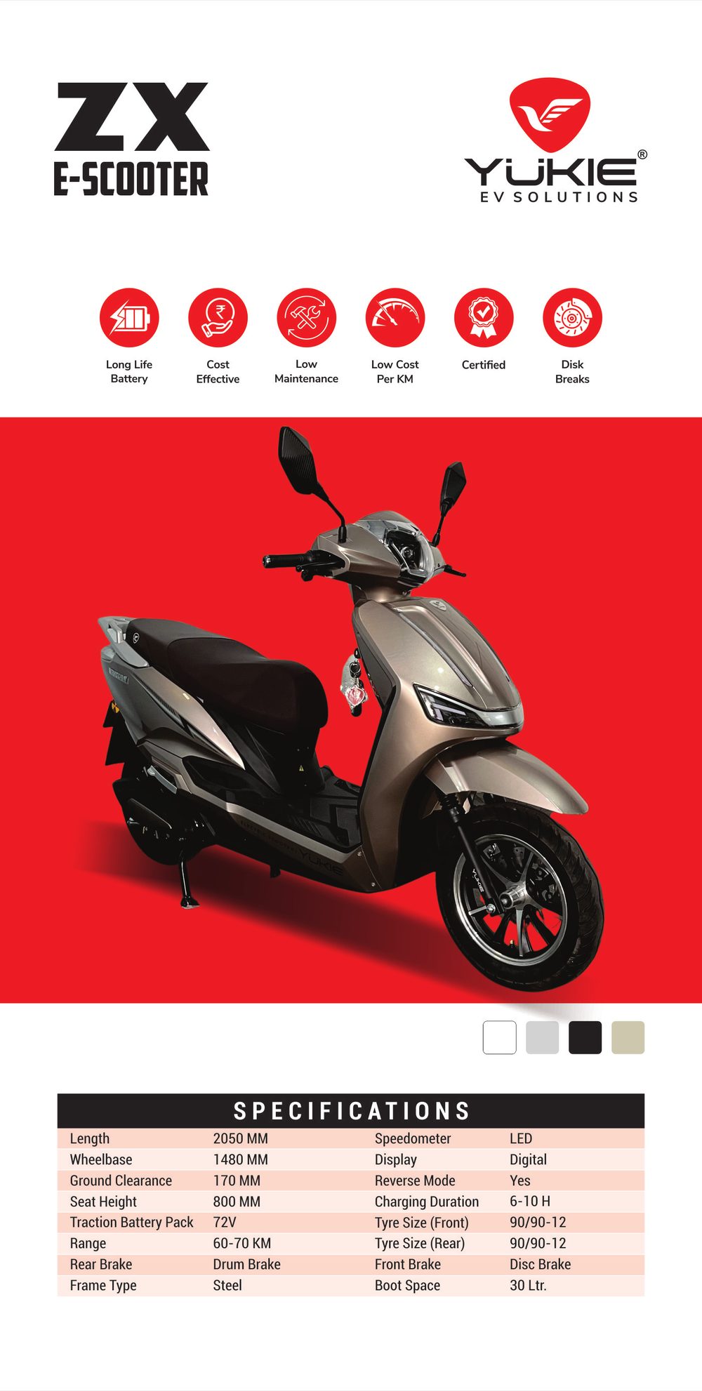 Scudo ZX e-scooter